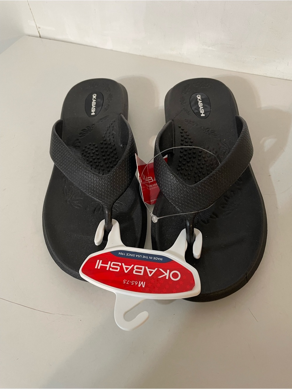 Okabashi Flip Flops NWT